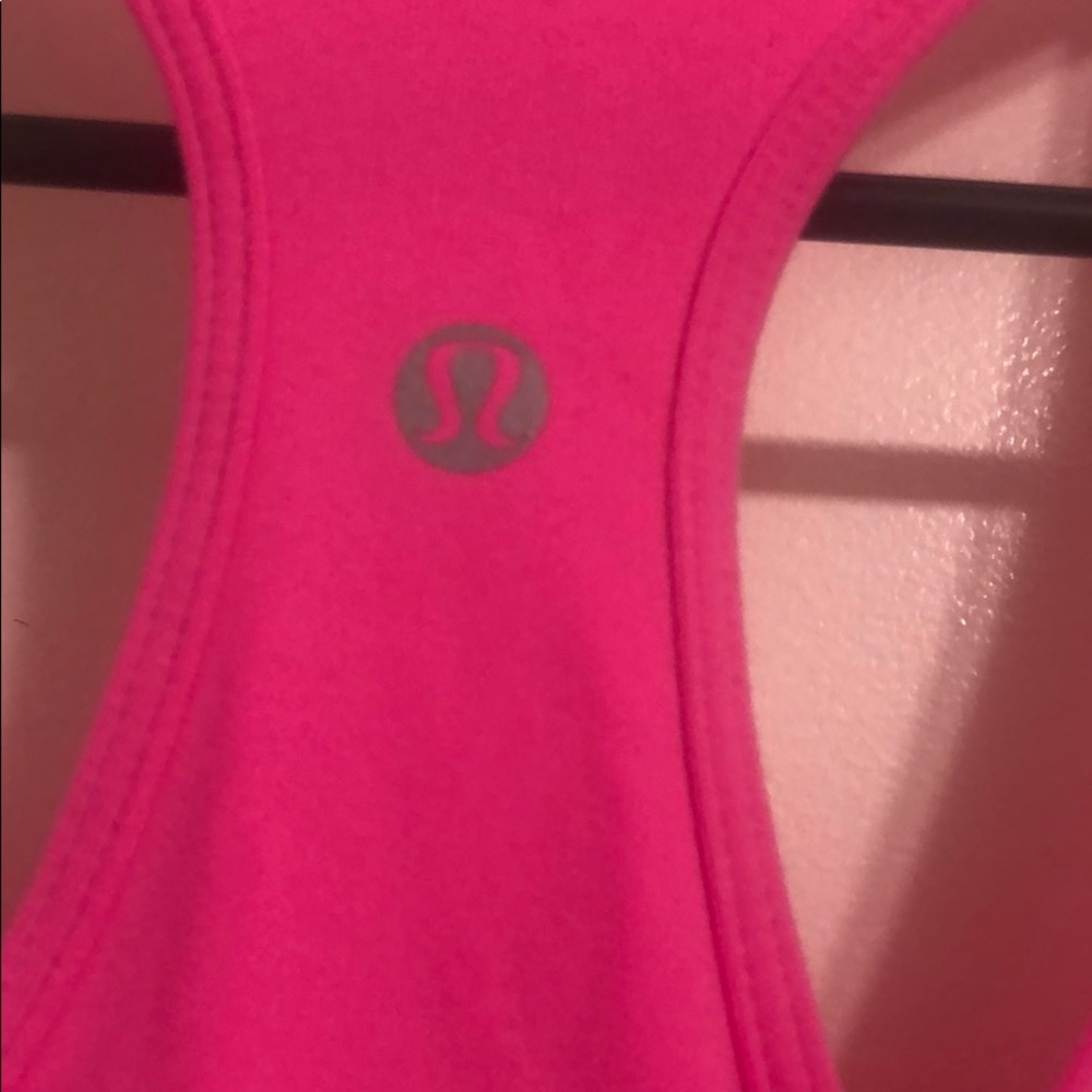 Pink lululemon racerback tank - Picture 3 of 3